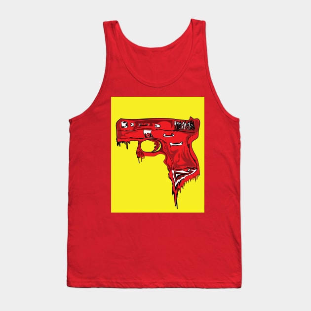 Dripping Glock Tank Top by Tiger Verse